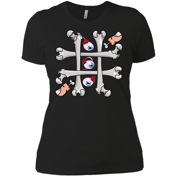 tic tac toe with real toes halloween T-Shirt