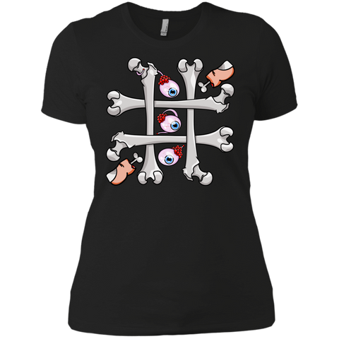 tic tac toe with real toes halloween T-Shirt