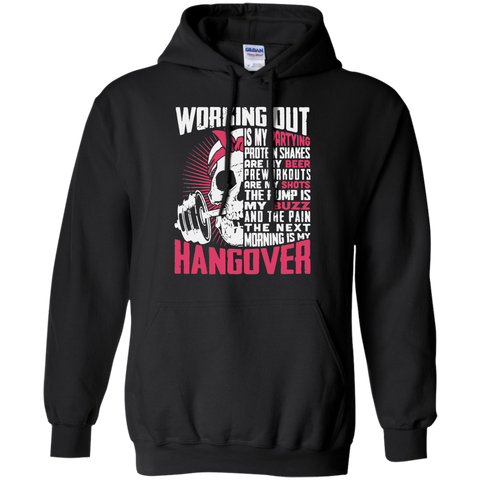 Working Out Is My Partying Protein Shakes Are My Beer Gym Fitness Workout T-Shirt