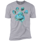 watercolor paw - blue T-Shirt