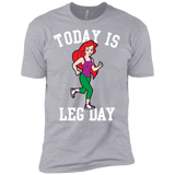 today is leg day mermaid run gym T-Shirt