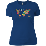 World Map Tropical Sweatshirt T-Shirt