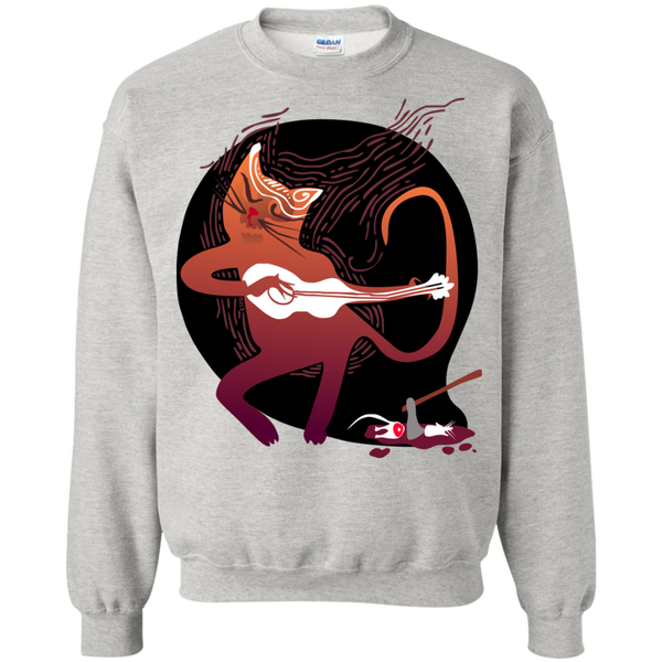 singing cat with a guitar and dinner sweatshirt T-Shirt