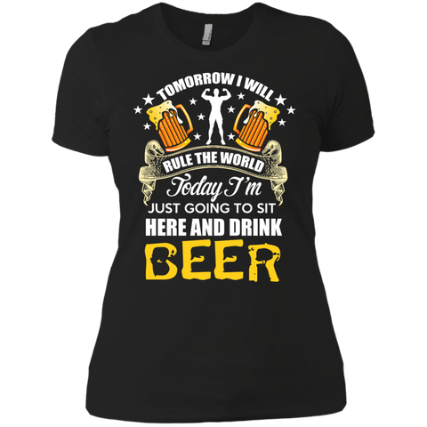 today im just goin to sit here and drink beer T-Shirt