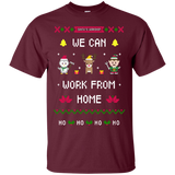 silent night santa's workshop we can work from home ho ho ho T-Shirt