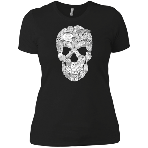sketchy owl skull T-Shirt