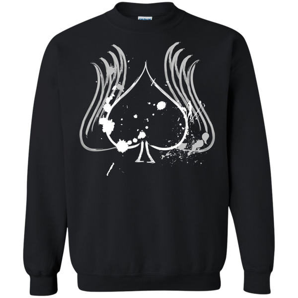 White Ace Splatter Sweatshirt T-Shirt