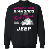 whoever said diamonds are a girl's best friend never owned a jeep T-Shirt