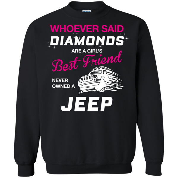 whoever said diamonds are a girl's best friend never owned a jeep T-Shirt