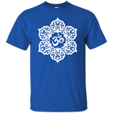 White Lotus Flower Yoga Om Tank Tops & T-Shirt