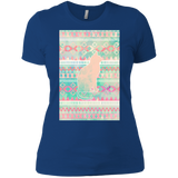Whimsical Cat, Pink Turquoise Girly Aztec Pattern T- T-Shirt