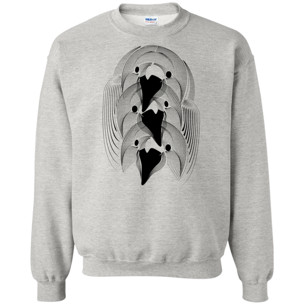 three ravens geometric totem pole T-Shirt