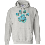 watercolor paw - blue T-Shirt