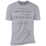 sherlock holmes - impossible probable truth sweatshirt T-Shirt