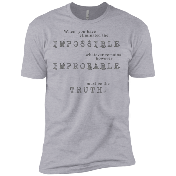 sherlock holmes - impossible probable truth sweatshirt T-Shirt