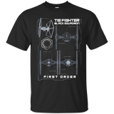 tie fighter black squadron T-Shirt