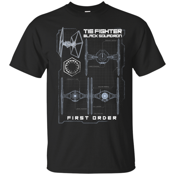 tie fighter black squadron T-Shirt