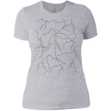 simple abstract dog puppy lover art black and white sweatshirt T-Shirt
