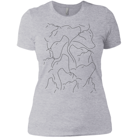 simple abstract dog puppy lover art black and white sweatshirt T-Shirt
