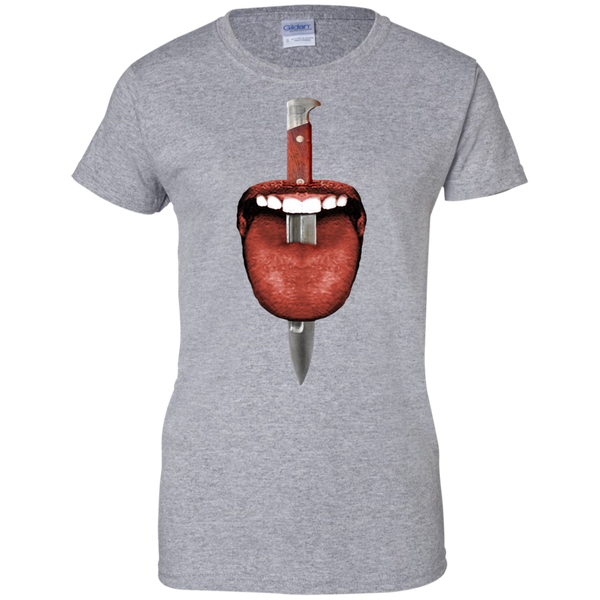 tongue cut  T-Shirt