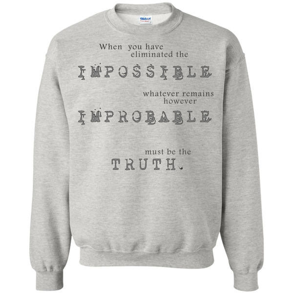 sherlock holmes - impossible probable truth sweatshirt T-Shirt