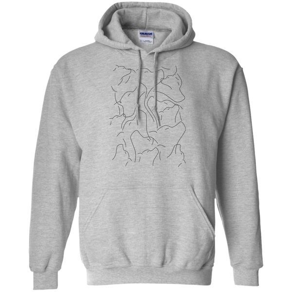 simple abstract dog puppy lover art black and white sweatshirt T-Shirt