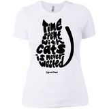 time spent with cats is never wasted sigmund freud quote T-Shirt