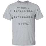 sherlock holmes - impossible probable truth sweatshirt T-Shirt