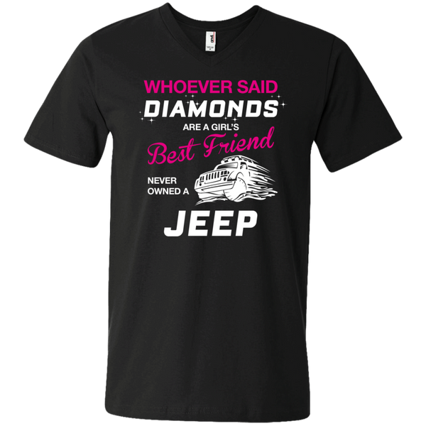 whoever said diamonds are a girl's best friend never owned a jeep
