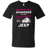 whoever said diamonds are a girl's best friend never owned a jeep T-Shirt