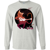 singing cat with a guitar and dinner t- T-Shirt