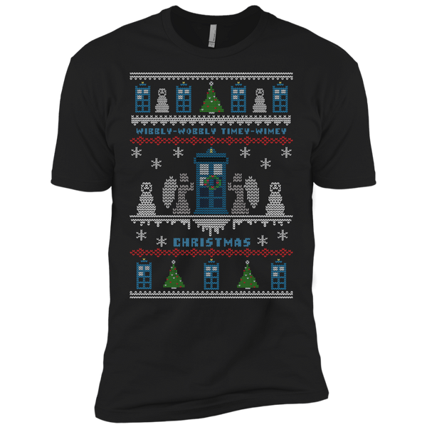 Wibbly-wobbly Timey Wimey Christmas Holiday Sweater T-Shirt