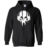 skull with headphones - white T-Shirt