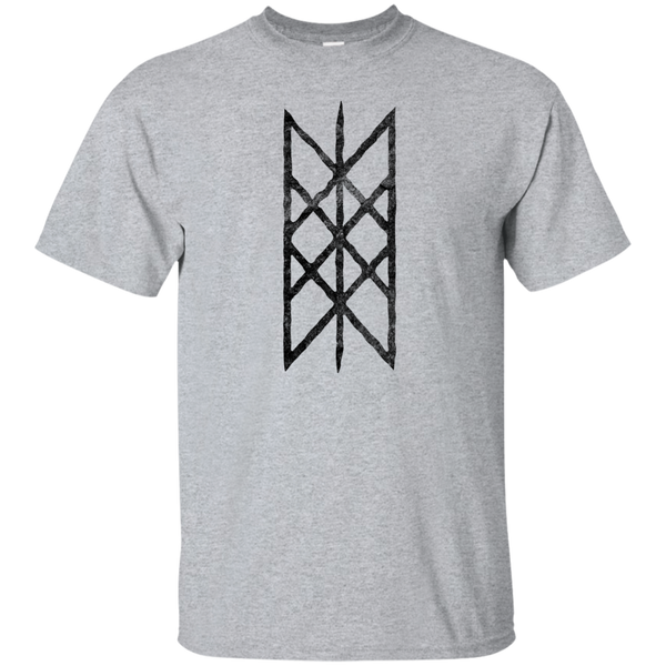 web of wyrd - black rune halftone T-Shirt