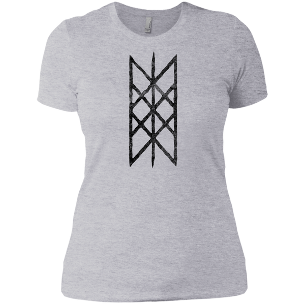 web of wyrd - black rune halftone T-Shirt