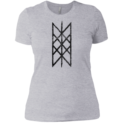 web of wyrd - black rune halftone T-Shirt
