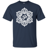 White Lotus Flower Yoga Om Tank Tops & T-Shirt
