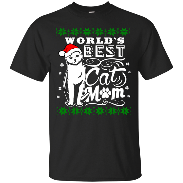 World's Best Cat Mom Matching Family T-Shirt
