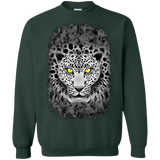 White Leopard With Yellow Eyes Sweatshirt T-Shirt