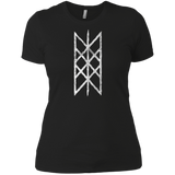web of wyrd - white rune halftone T-Shirt