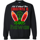 ugly christmas sweaters all i want for christmas is hawall T-Shirt
