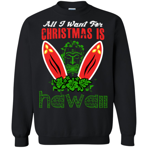 ugly christmas sweaters all i want for christmas is hawall T-Shirt