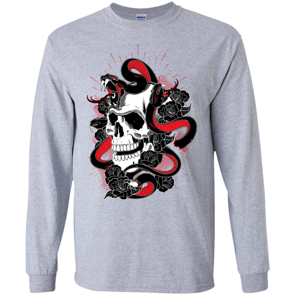 skull and snakes halloween T-Shirt