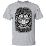 White Leopard With Yellow Eyes Sweatshirt T-Shirt