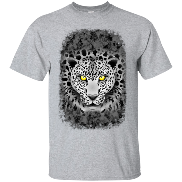 White Leopard With Yellow Eyes Sweatshirt T-Shirt
