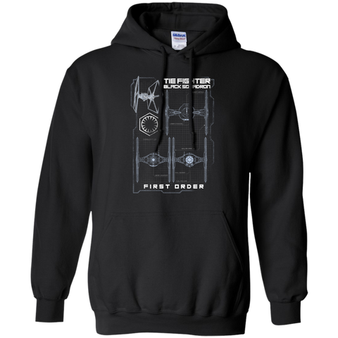 tie fighter black squadron T-Shirt