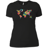 World Map Tropical Sweatshirt T-Shirt
