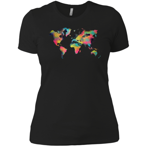 World Map Tropical Sweatshirt T-Shirt