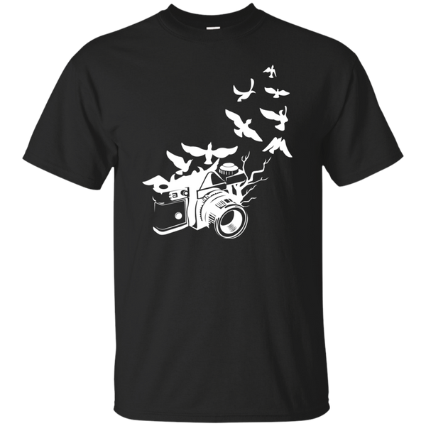 White Fly Camera T-Shirt