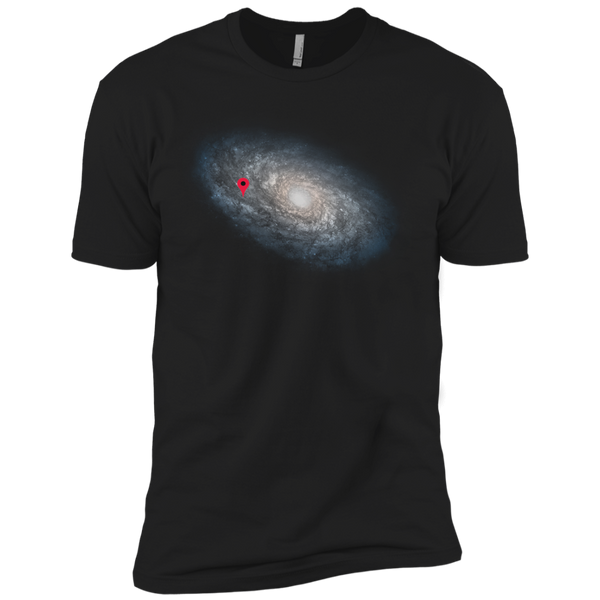 we are here! galactic location T-Shirt
